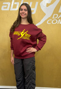 ALDC WORLDWIDE -NEW CREWNECK SWEATSHIRT-BURGUNDY