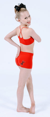 ALDC-Red Star Booty Dance Shorts